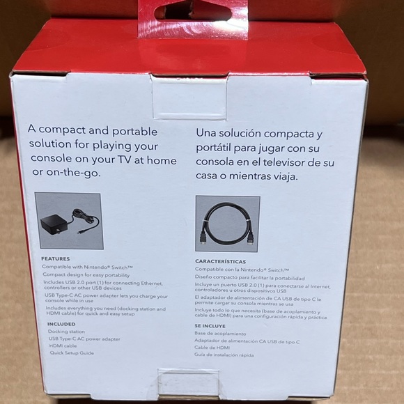 Insignia Dock Kit Nintendo Switch Charging w/ HDMI+USB Port (Brand new) - Picture 2 of 2